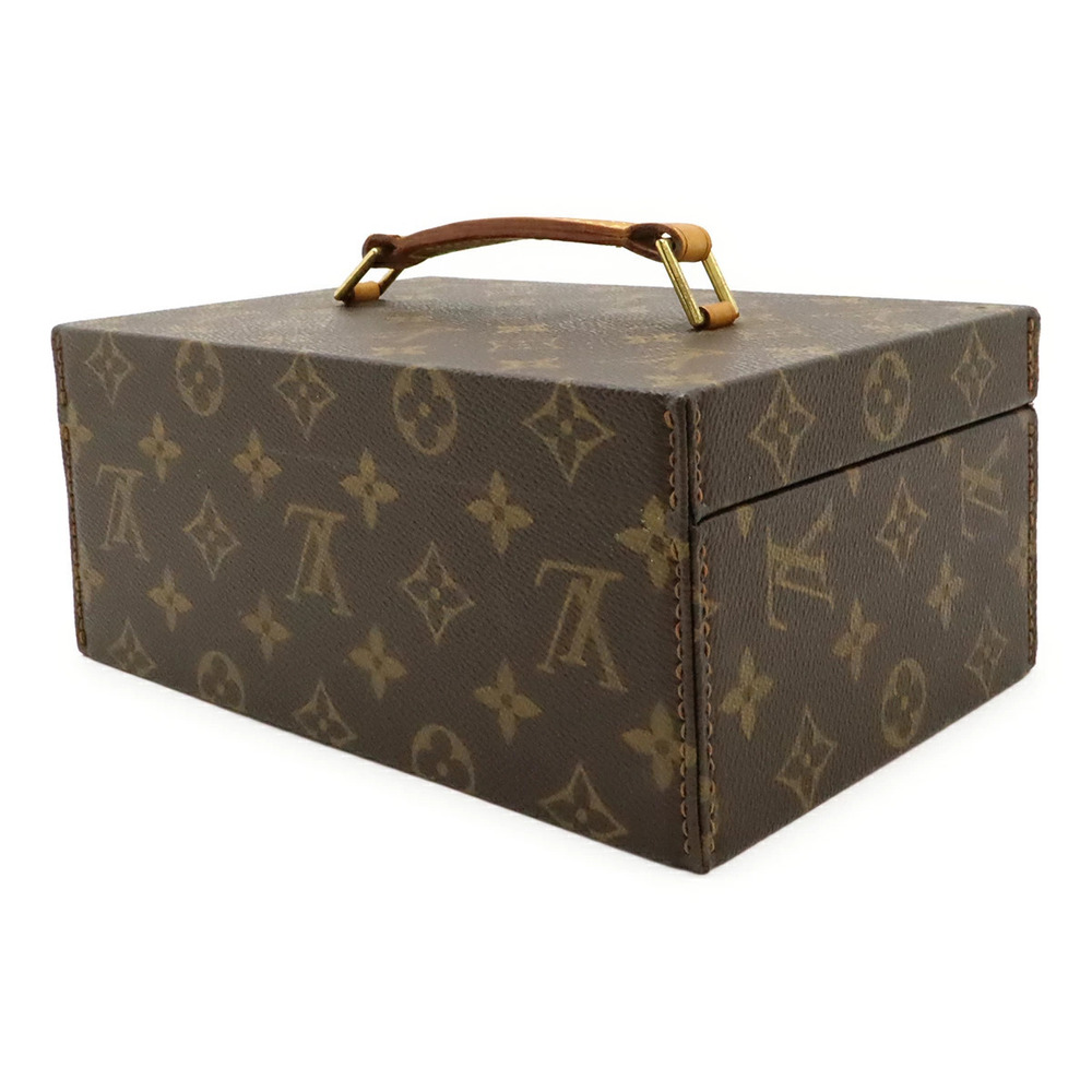 Louis Vuitton Boite Jewelry Hard Trunk Tou Makeup Case Monogram Brown